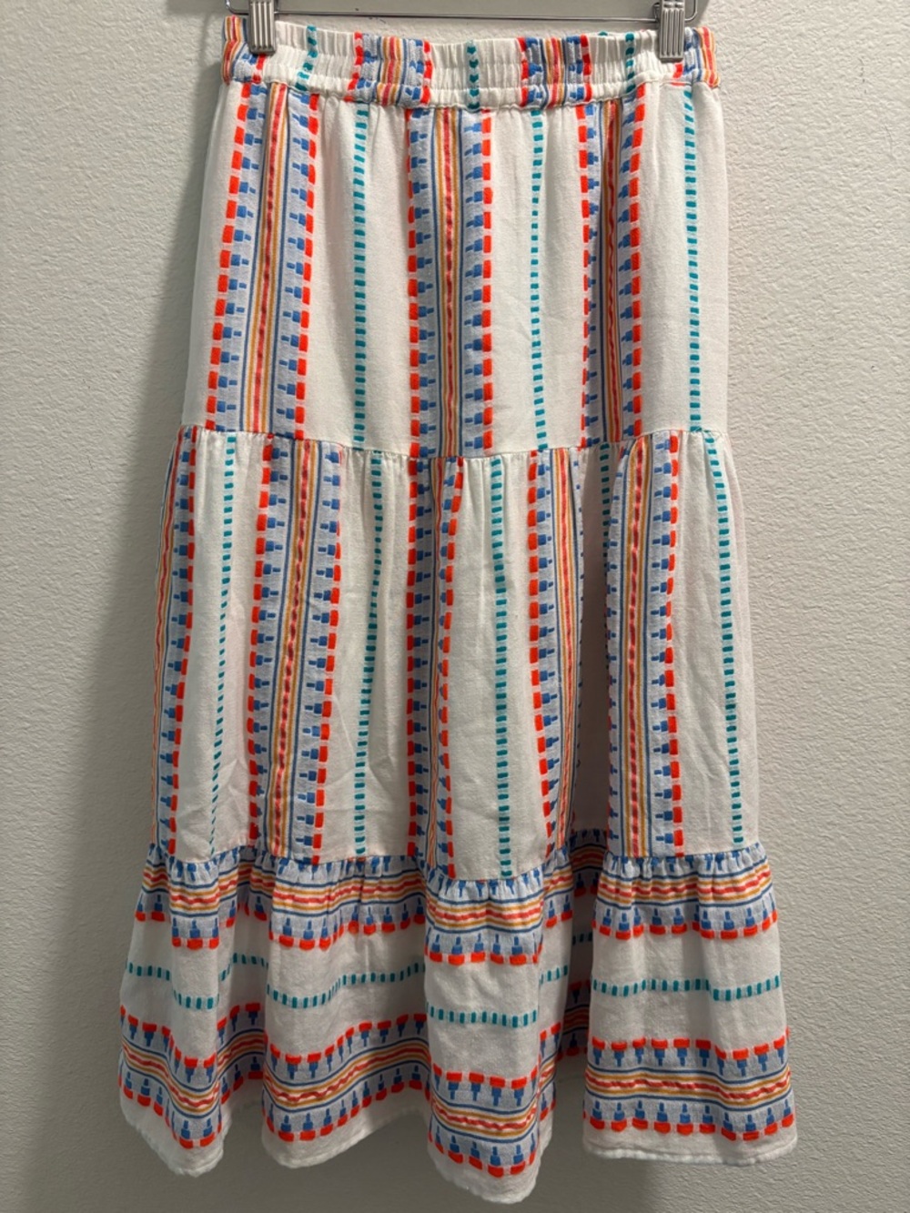 NWT dra Los Angeles Maya Skirt Blue Strip, size XS - Picture 2 of 6